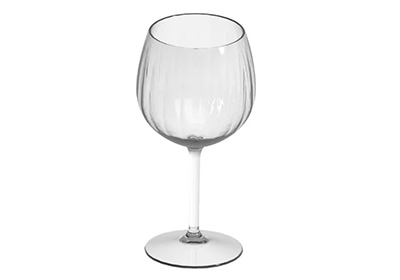 Bicchiere ballon riutilizzabile lavorato in tritan