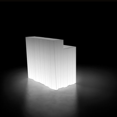 bancone bar luminoso con lavello usato Frozen