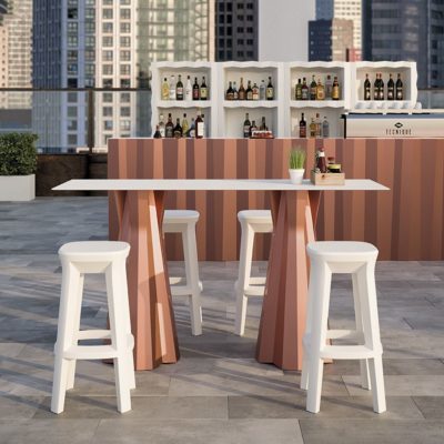 Sgabelli alti Frozen Usati per esterni ed interni