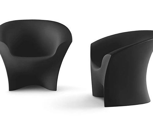 Poltrona Ohla di Plust in polietilene colorato