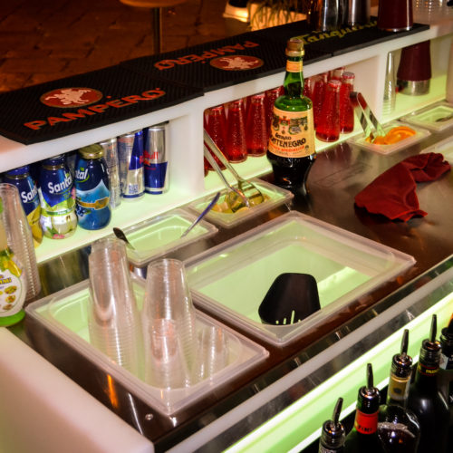 Bancone Bar Componibile Attrezzato completo Bartolomeo di Plust